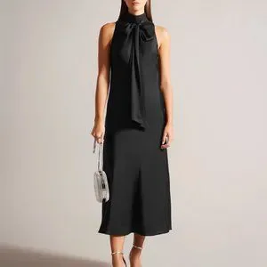 TED BAKERブラックドレス Ted Baker Women's Nikaia Oversized Broderie Dress, Black at
